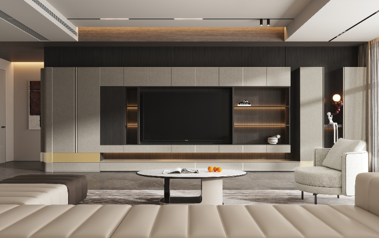 雅奢風格丨169㎡四房兩廳黑白灰營造的高級質感